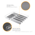 6 Compartments Plastic Expandable Drawer Organizer